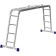 Transformer staircase "Sibin" LT-44 38852, aluminum 4x4 steps