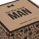 Folding box "Best Man", 24 x 24 x 12 cm