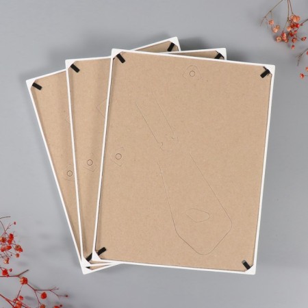 Set of photo frames plastic L-5 15x21 cm (3 pcs.), White-2