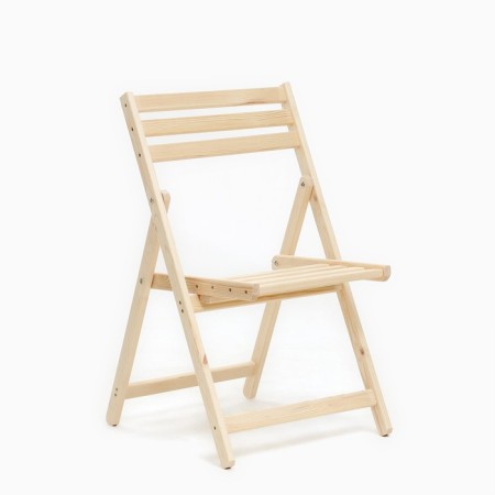 Folding chair, 60 × 50 × 75cm, from needles