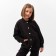 Bomber Children's minku Black color, height 110 cm