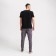 Pajama men's kaftan "not enough" R.54, black/gray