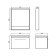 Mirror Comforty Tomari 70, with backlight, dark brown oak color