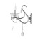 Lamp wall -mounted burea pelry 13x29x45, 1x60W E14, chrome