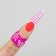 Forms for nail extension are wide, 100 pcs, pink color