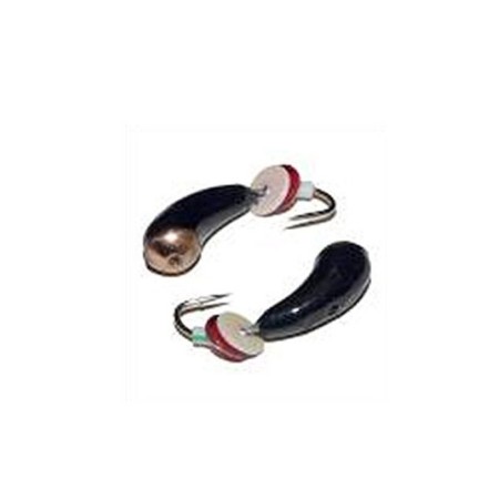 Mormyshka tungsten "Uralka" with a hole in a crown, beads, weight 0.64 g, 040/c