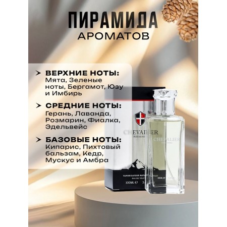 Men's toilet water Chevalier, 100 ml-1