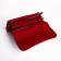 Women's wallet on magnets, red color