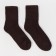 Male socks from Mongolian wool, chocolate color, size 29 (43-45)