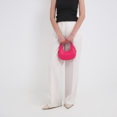 Women's bag over the shoulder, pink color 21*21.5*6 cm-8