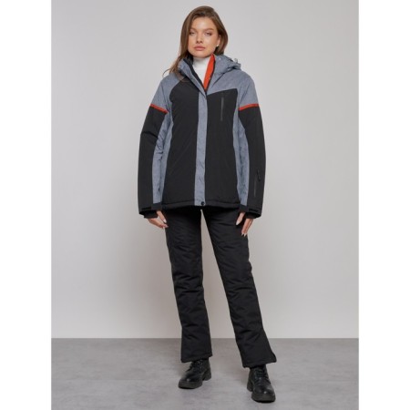 Ski jacket women's, size 54, black color-1