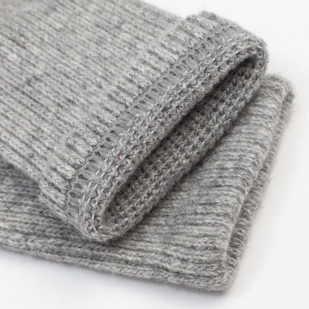Women's socks from Mongolian wool, gray color, size 23 (34-36)-3