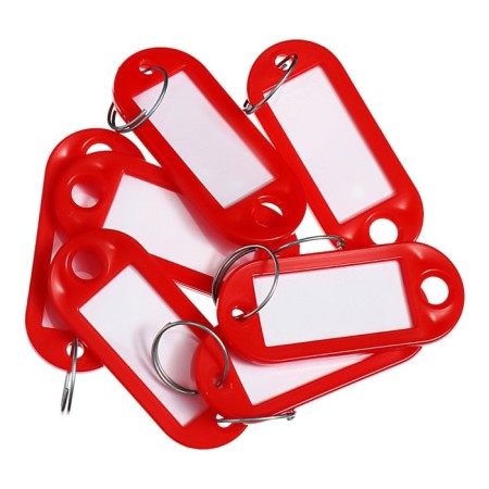 A set of key keycels, 10 pieces, 53 mm, red color-1