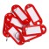 A set of key keycels, 10 pieces, 53 mm, red color