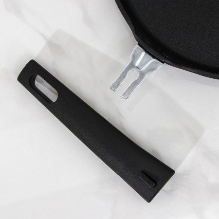 The pan -pancake “Tradition”, D = 24 cm, removable handle, anti -stick coating, black color-4