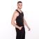 T -shirt male, black color, size 50