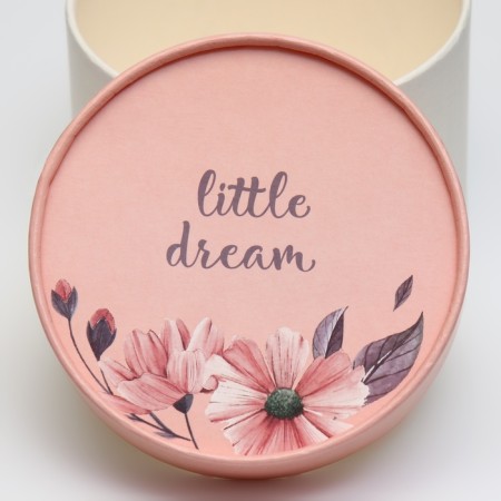 Box Gift round "Little Dream" 12.5*12.5*8.5cm-3