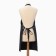 Apron Ethel with pockets Black, 75*68 cm p/e 50%, HL 50%