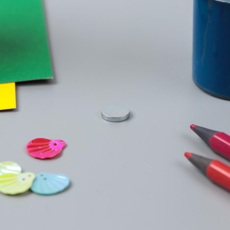 Magnet Technical Silver Circle 5x5x1 mm-4