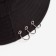 Panama Minaku with rings, black color, size 56-58