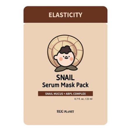 Facial face mask Daeng Gi Meo Ri Egg Planet Snail Serum Mask Pack, with snail mucas, 22 ml