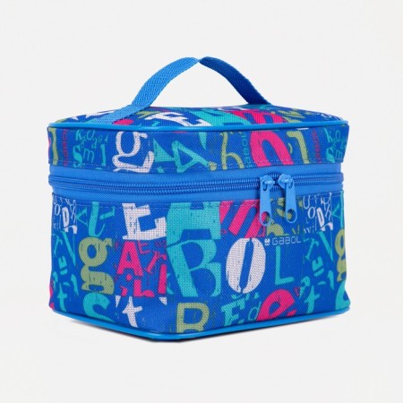 Lightning cosmetic bag, blue color