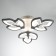 Chandelier 1093/3wt LED 72W 3000-6000k Dimmer white 50x50 cm Bayerlux