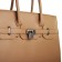 Bag Women's Tout, on a zipper, sandy color