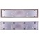 SkyWay car frame, metal anti -vandal, chrome, S04101003
