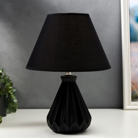 Table lamp 1860/1bk E14 40W Black 25x25x35 cm Risalux