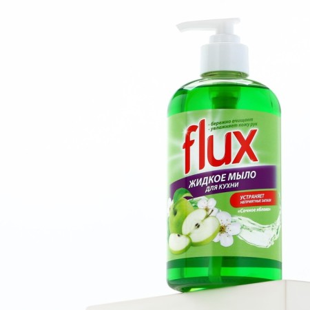 Liquid kitchen soap, 500 ml, apple aroma, Flux