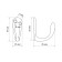 Hook furniture tundra TKO008, one -rod, chrome