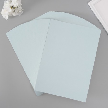 Cardboard "Pearl-blue" format A-4 density 250 grams-2
