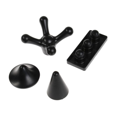 Body massage Windigo LEM-11, percussion, 25 watts, 12 nozzles, 5 modes, black-12