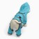 Combiason for dogs, demi -season with a visor, size M (DS 32, OG 45, Osh 35 cm), blue