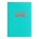 Notepad A5-, 48 sheets, Verdigris, covered cardboard cover, Soft-Touch lamination, foil embossing, block 60g/m2