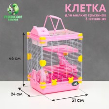 The cage for rodents 