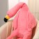 Soft toy "Flamingo", 190 cm, pink color