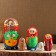 Nesting doll "Turnip", plot, 6 puppet, 16 cm, mix