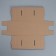 Gift folding box, packaging, “brown”, 16.6 x 15.5 x 15.3 cm