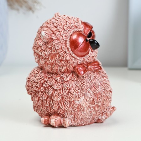 Figure "Filin with a butterfly" red-brown, 8.5x7x7cm-1