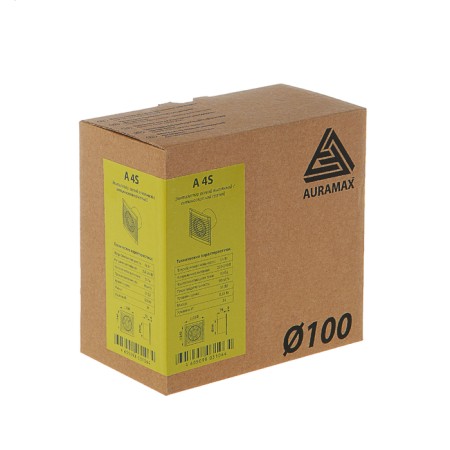 Exhaust fan Auramax a 4, 160x160 mm, d = 100 mm, 220–240 V-3