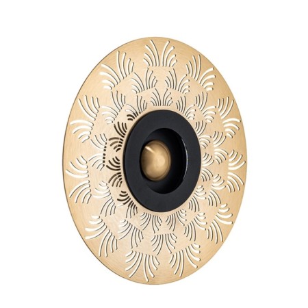Decorative backlight by Arte Lamp Biscotto A2643AP-1GO, LED, 10 W, 4 cm, 100 lm, golden, black-3