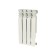 Aluminum radiator Rommer Plus, 500 x 96 mm, 4 sections