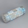 Bathroom rug "Transfiguration", width 65 cm, roll 15 m, orange-blue color