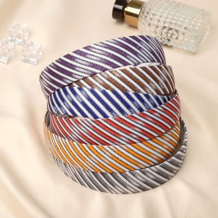 Hair rin "Jenny" strip stroke, 2.5 cm, mix-1
