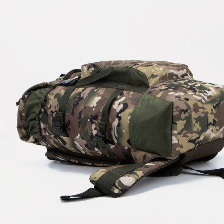 Tourist backpack, 50 l, lightning department, 3 outer pockets, huntsman, camouflage color-3
