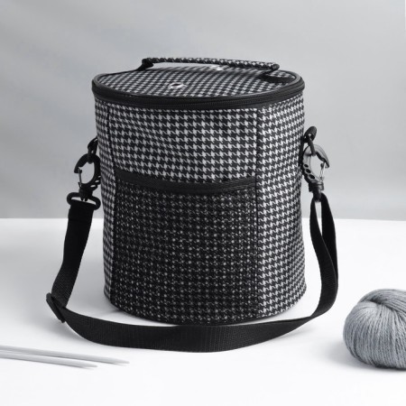 Folloer Bag "Goose Feat", 2 gross, d = 21 cm, 23 cm, black/white cet-3
