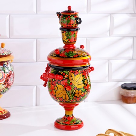 Souvenir "Samovar", Khokhloma-3
