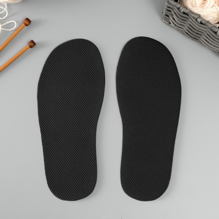 Sole for knitting shoes "Eva" Size "43", thickness 4 (± 0.5) mm, black-1
